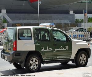 пазл Автомобиль полиции Дубая